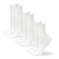 Arria 3?Pack Basic Socks ? Crew & Invisible No?Show White / No Show Socks