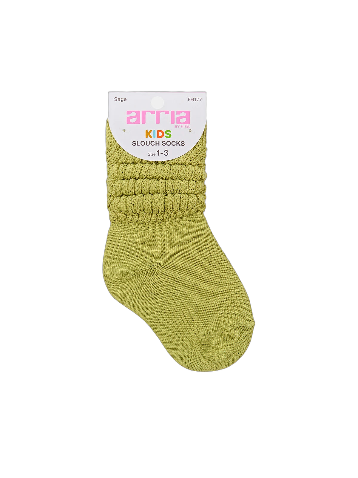Arria Slouch Socks for Kids (13C?3Y) ? Extra-Soft, Breathable Sage