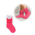 Arria Slouch Socks for Kids (3Y-5Y) ? Extra-Soft, Breathable Hot Pink