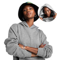 Arria Satin-Lined Hoodie ? Frizz-Free Hair Protection Gray / Large