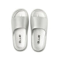 Arria Chrome Cloud Slipper ? Lightweight Cushioned Slides, Anti-Slip, Indoor & Outdoor Silver / M