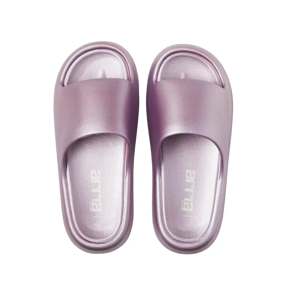 Arria Chrome Cloud Slipper ? Lightweight Cushioned Slides, Anti-Slip, Indoor & Outdoor Pink / XXL