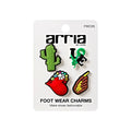 Arria Footwear Charms - Customize Clogs with Style (16 Sets Available) Cute / #5 Cute Love