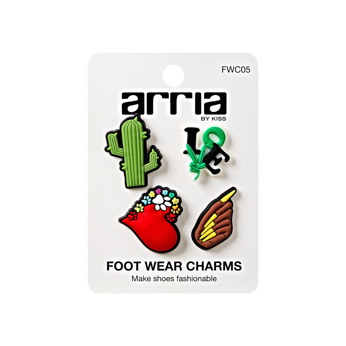 Arria Footwear Charms - Customize Clogs with Style (16 Sets Available) Cute / #5 Cute Love