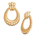 RED by KISS Gold Textured Drop Earrings