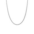 Arria Premium White Gold Rope Chain Necklace