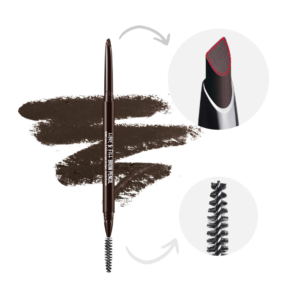 Kiss New York Line & Fill Brow Pencil Granite