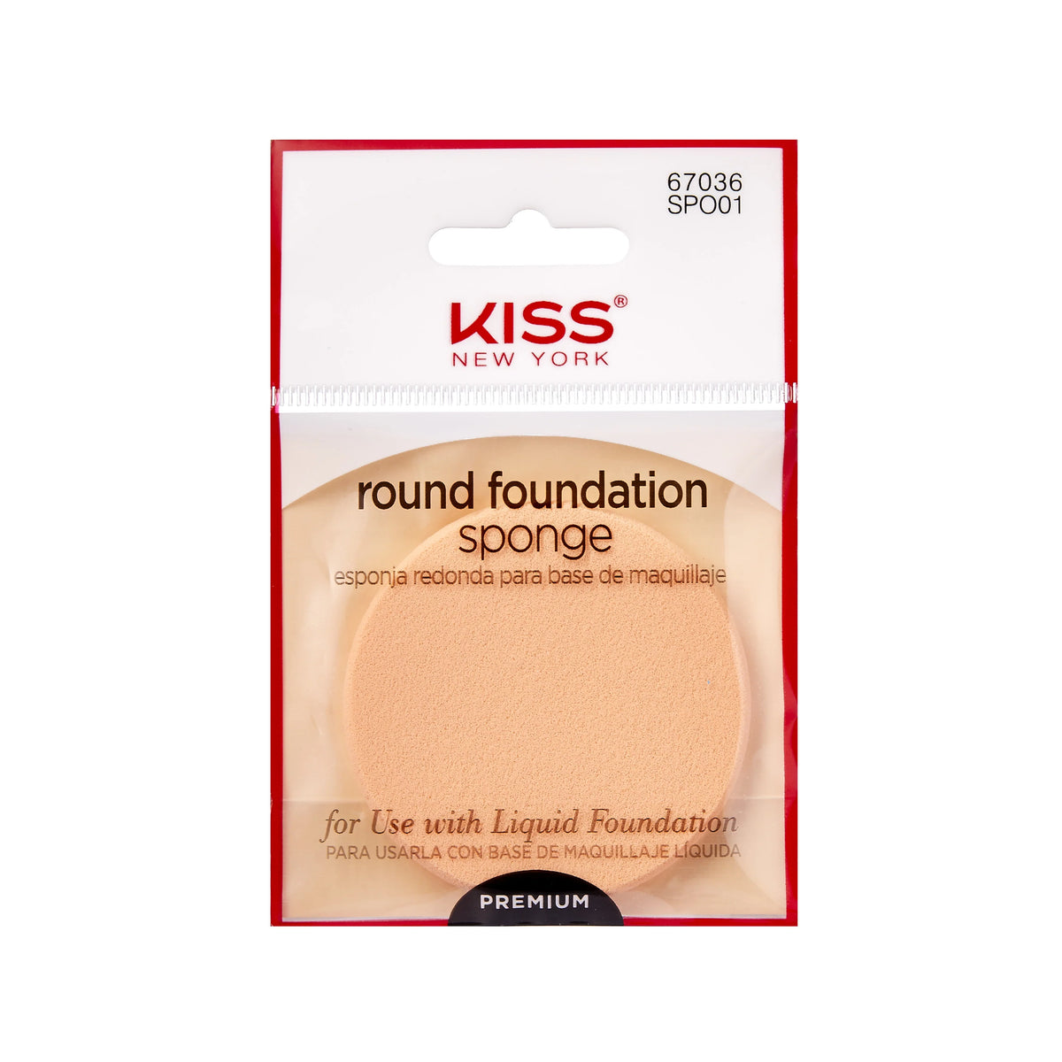 Kiss New York Round Foundation Sponge