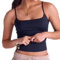 Arria Sleek Cami Tank Top Black / L