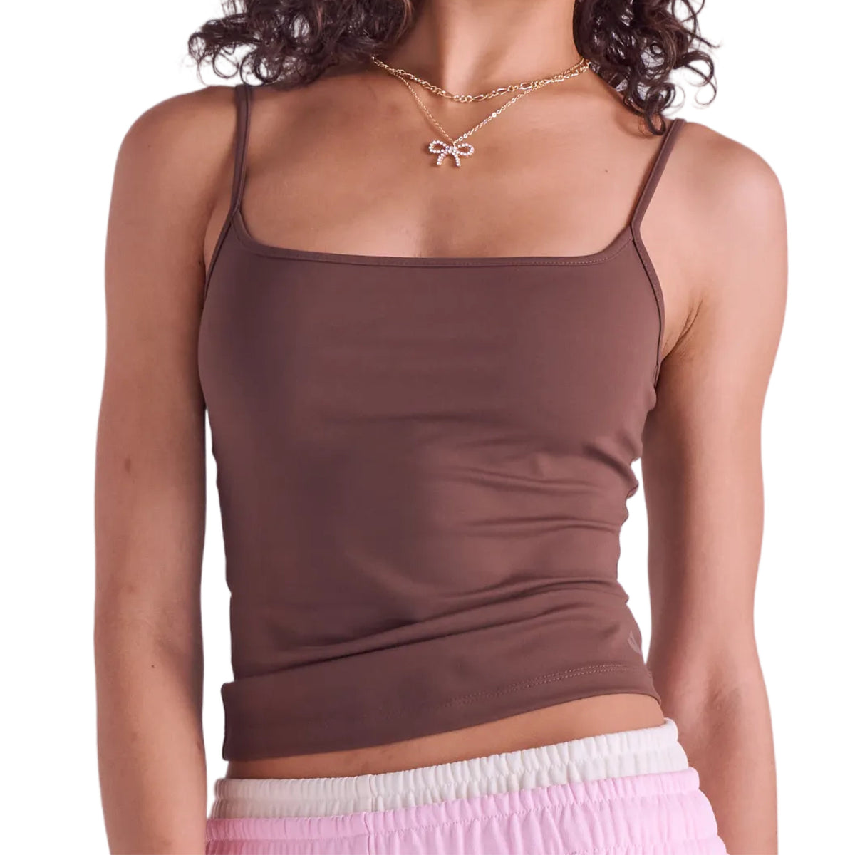 Arria Sleek Cami Tank Top Espresso / XXL