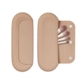 éclat Silicone Makeup Brush Travel Holder 3-in-1 Magnetic Pouch & Cleaner Mat Beige